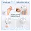 HMSEC Suction Cup Hooks, Heavy Duty Wreath Hanger Recyclable Suction