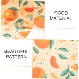 COLLBATH Beeswax Preservation Cloths 3 Pack Food Wraps Beeswax Alternative to Plastic