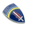 Auto Medals Berlin Brigade Sticker Decal Emblem Chrome Metal for
