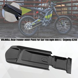 URLWALL Rear Fender Inner Plate for Seyway Sur-Ron LBX and S, Mudguards Protector Base Protective, Upgraded Carbon Fiber Texture Dirt Bike Rear Fender Mud Flap