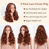 Style Icon Long Curly Wave Synthetic Lace Front Wig, Fluffy,