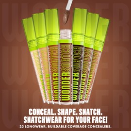 NYX Professional Makeup Wonder Snatch 4 in 1 Concealer, Liquid Concealer, Highlighter, Contour & Sculptor, Up to 24h Hydration Full Coverage, Waterproof Wear, Shade: Medium Olive