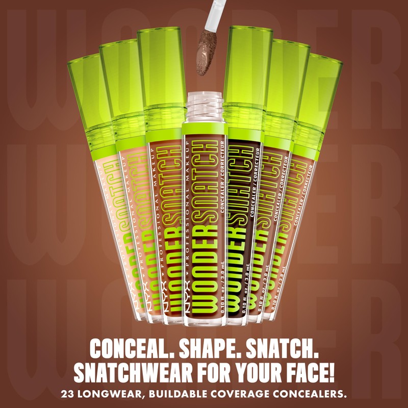 NYX Professional Makeup Wonder Snatch 4 in 1 Concealer, Liquid