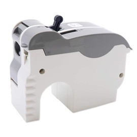 MoTEX Tape Dispenser Compatible with 3/4 Inch Core Tapes, 1 Rolls of Transparent Tapes with Dispenser -EP (Gray)