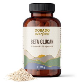 Beta Glucan Powder from 40:1 Oat Extract - 100 g - 70% Polysaccharides | Highly Concentrated - Free from Additives - with Practical Dosing Spoon | Vegan - Dorado Superfoods®