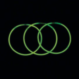 Fun Express - Green Glow Necklaces (50pc) - Jewelry - Glow - Glow Necklaces - 50 Pieces