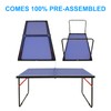 TREATLIFE HOME Foldable Portable Table Tennis Table Set with Net