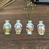 4PCS 3D Ceramic Vase Fridge Magnets, Decorative Ceramic Flower Vase