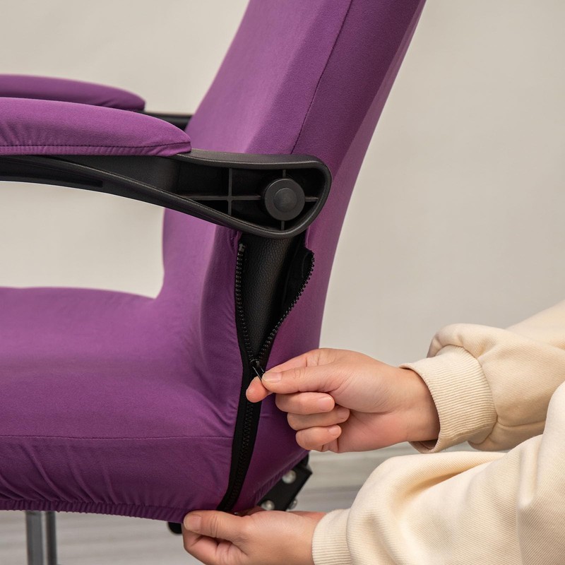 Melaluxe Office Chair Cover - Universal Stretch Desk Chair Cover,