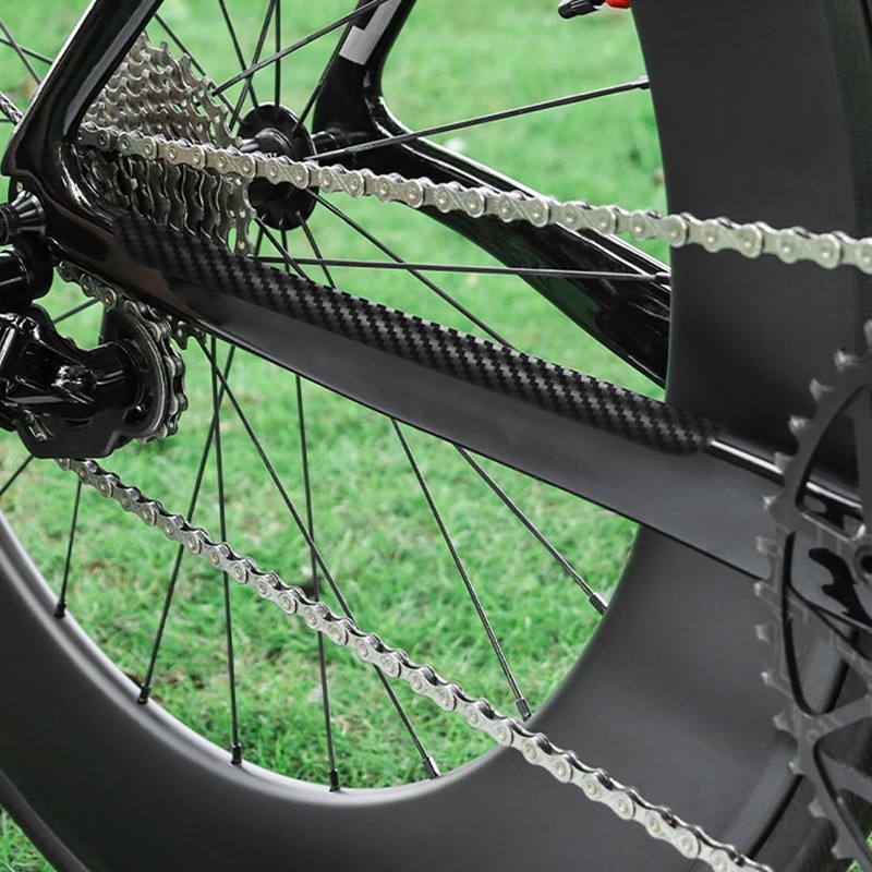 GLPRKOW Bicycle Frame Protection – 1 Piece Carbon + 1