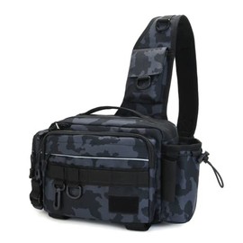Fishing Bag Camouflage Navy Fishing Bag Bag Bag Langan Bag Shoulder Bag, Casual