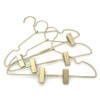 KOOBAY 12.5” Baby Clothes Clips Hanger Children Coat Hanger Display