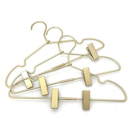 KOOBAY 12.5” Baby Clothes Clips Hanger Children Coat Hanger Display and Storage 10PS