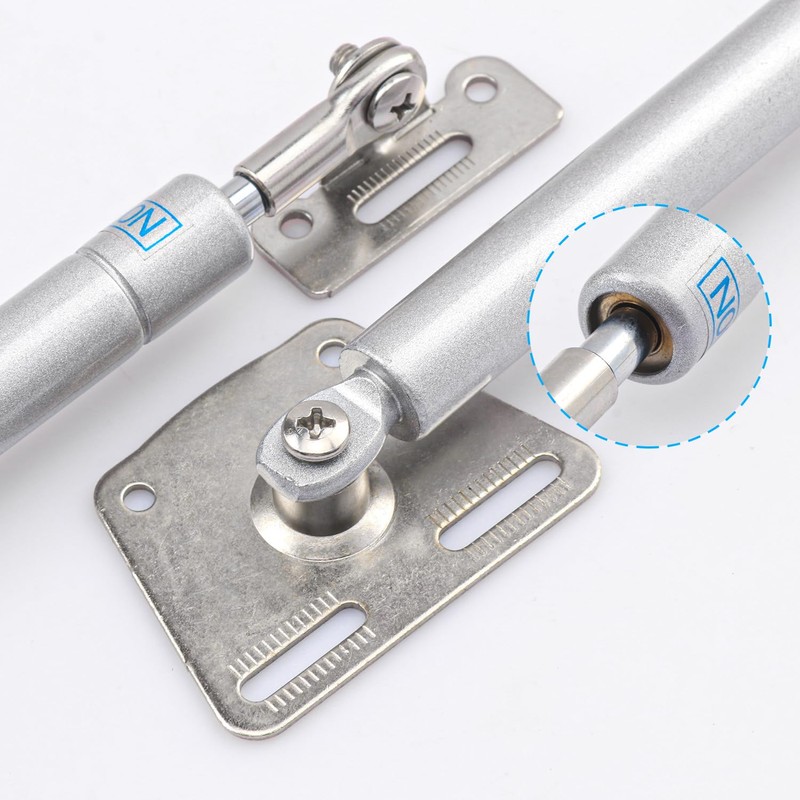 Biugaaufai 4 Pack 8 inch Gas Struts Cabinets Hinge with