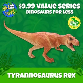 Yazoo Toys Tyrannosaurus Rex Dinosaur Figure | Value Series | Jurassic Kids Play World