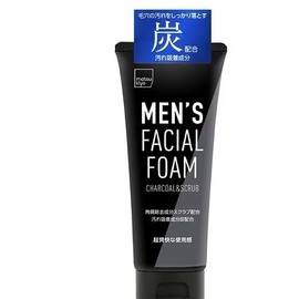 ESPUMA FACIAL DE CARBÓN Y SCRUB PARA HOMBRE 4.59 oz (Hecho en Japón)