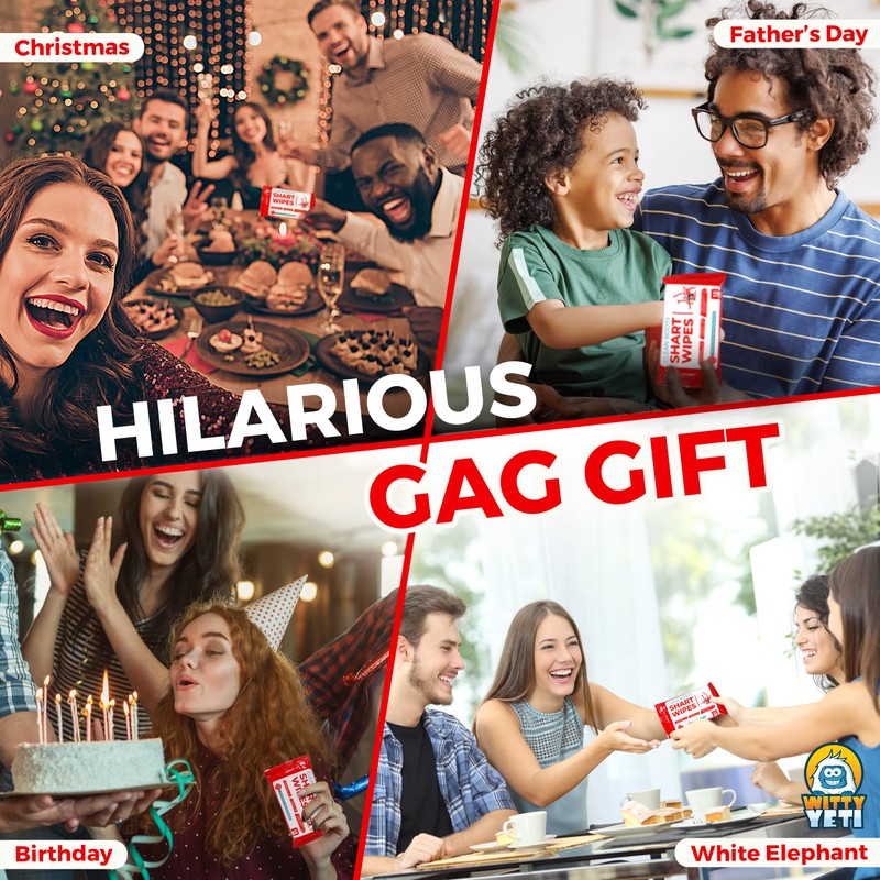 Witty Yeti Shart Wipes 2 Pack