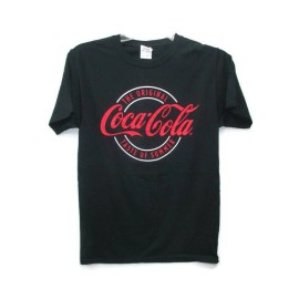 Coca-Cola Black T-shirt Tee Size 2XL 2X-Large Taste of Summer  100% Cotton