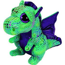 Ty Beanie Boos Cinder The Green Dragon Plush