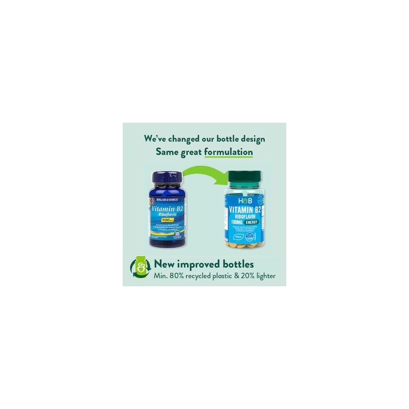 Holland & Barrett Vitamin B2 + Riboflavin 100mg 120 Tablets