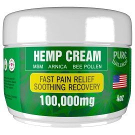Crema fuerte para aliviar el dolor de cáñamo | Alivio rápido del dolor para articulaciones, músculos, nervios