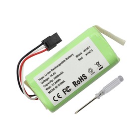 MULS 3600mAh Vacuum Battery for Qihoo 360 S5 S7 S7 Pro T90 X9 Robot Vacuum Cleaners 14.4V with Tools Battery