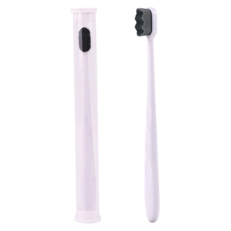 FOMIYES Bristle Toothbrushes Ergonomic Handle for Complete Oral Care -nano