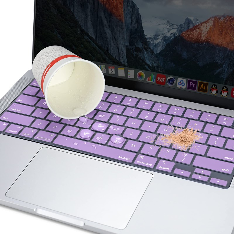 MOSISO Keyboard Cover Skin Compatible with MacBook Air 15 inch