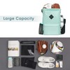 WANDF Drawstring Backpack Sports Gym Bag with Shoes Compartment, Water-Resistant