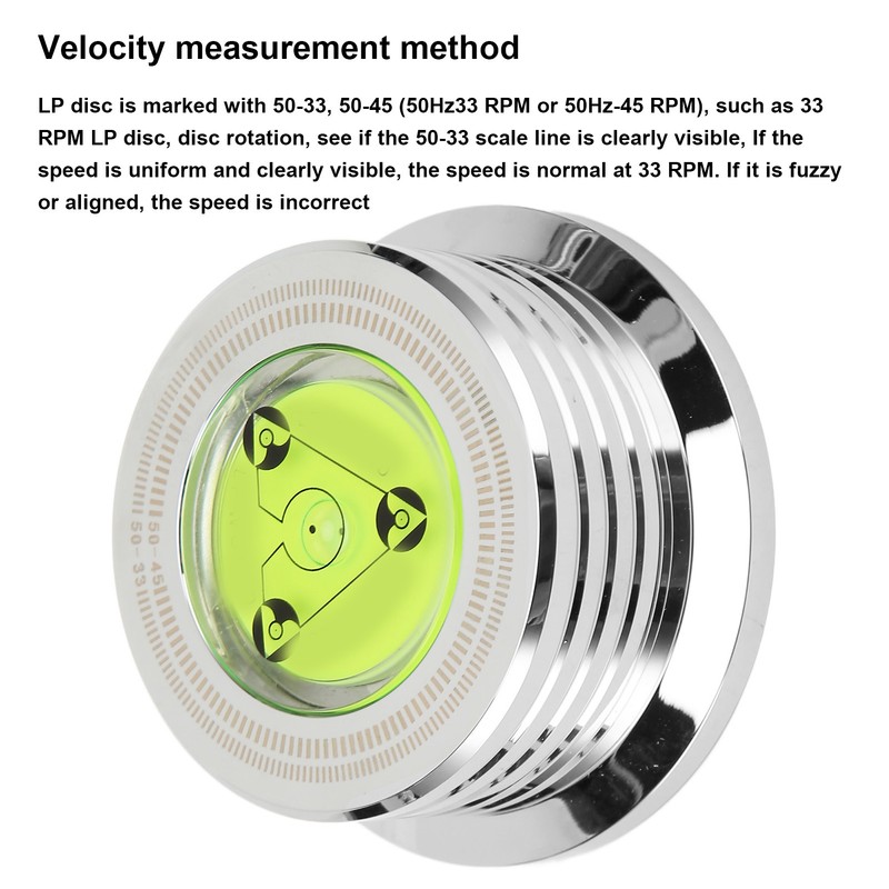 Record Weight Stabilizer Professional 50Hz 45rpm Vinyl Turntable Disc Stabilizer