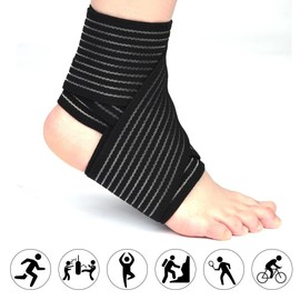 Vbestlife Black High Elasticity Calf Thigh Support Knee Support