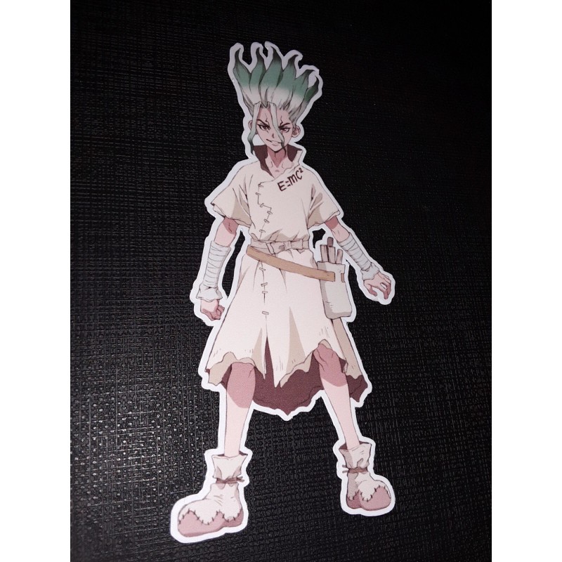 Dr. Stone Senku Ishigami Glossy Sticker Anime Waterproof!