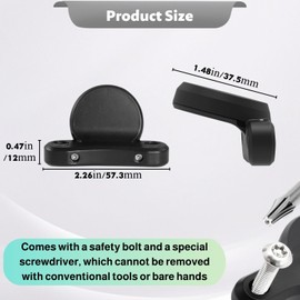 Lyivisk Bicycle Mount Hidden Anti-Theft Holder for Compatible with Mountain Bikes and Road Bikes GPS Tracker Holder for Bicycle Saddle Accessories