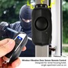 Natudeco Vibration Alarm with Remote Cycling Alarm Vibration Detector Door