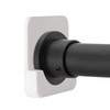 Shower Curtain Rod Holder for Wall Mount | Adhesive Shower