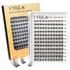 VYRILA Lash Clusters 8-16mm, False Eyelashes 132pcs, Cluster Eyelash Extensions