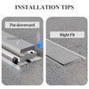 Zenomize 18 Inch Linear Shower Drain Brushed Floor Drain with