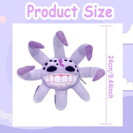 RFJYGWQM Doors 2 Horror Game Plush,Stuffed Doors Plush Toys,Door Horror Plushies Figure Doll for Game Fans,Children's Day Birthday Gift for Boys Girls - Grumble