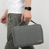 12-Compartment Phone Storage Bag Smartphone Crossbody Bag for School & Academy Group Grey