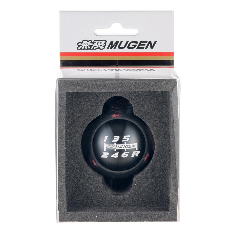Mugen Civic 54102-XMEB-K0S0-BK Leather Shift Knob Leather Shift Knob (Fits