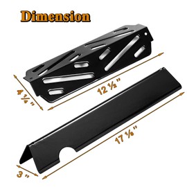 Genesis II E-210 Grill Replacement Parts for Weber 66794 Flavorizer Bars 66039 Heat Deflectors Genesis II 200 Series II LX S-240 II S240 II E210 II E-240 Grill Parts GS4 Genesis 2 E-210 Flavor Bars