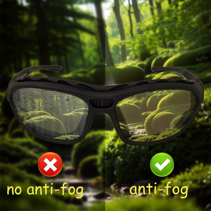 SOL PRO Powersport Sunglasses, Motorcycle Riding Safety Goggles, Night Vision,