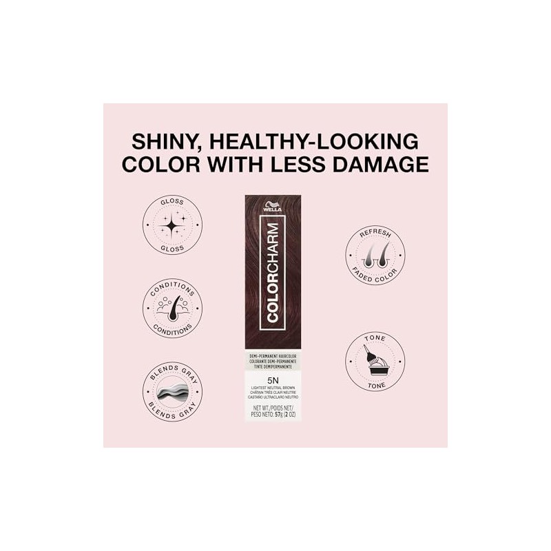 Wella Colorcharm Demi-Permanent 5N Light Neutral Brown