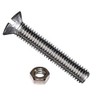 Merriway BH02522 (100 Pcs) Slotted Countersunk Head Machine Screws with