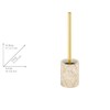 WENKO Terralba Toilet Brush Holder with Closed Stand Polyresin and