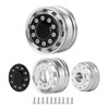 AXspeed Pack of 2 Metal Front Wheel Rims Hex Hubs