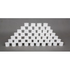 SummitLink Pool Fence Hole Plug Deck Patio Ground Cover Caps (50pcs, White)