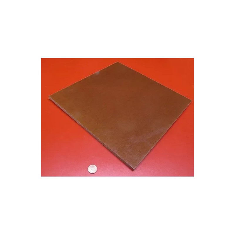 Micarta Linen Phenolic LE Grade Sheet .375" (3/8") Thick x