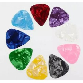 Unbranded 15 ) Multicolor Celluloid Acoustic Electric Guitar Picks Plectrums Thin 0.46mm