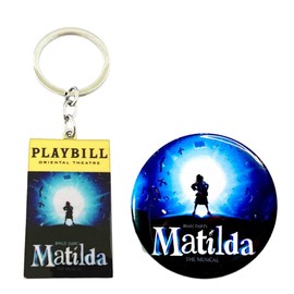 Fandom Emporium Broadway Musical Matild Ornament Gift Christmas Tree Winter Holiday Fandom Teen Adult Present Fan Pendant Durable (Keychain and Button)